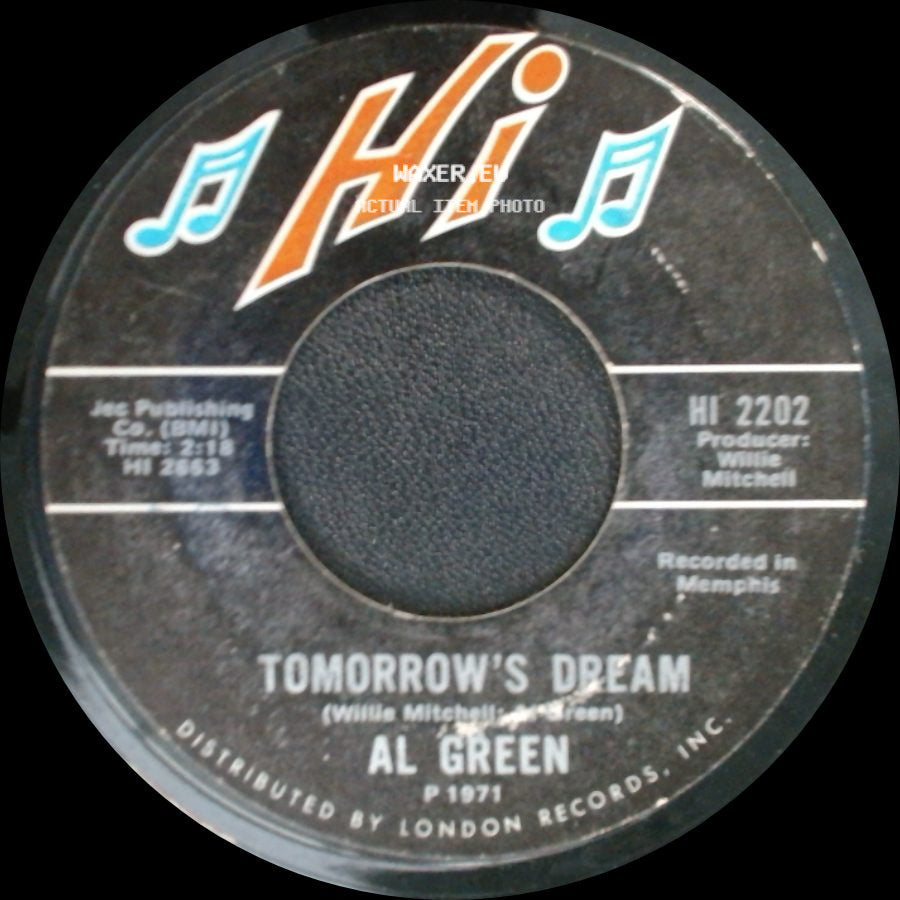 Al Green - Let's Stay Together / Tomorrow's Dream side B