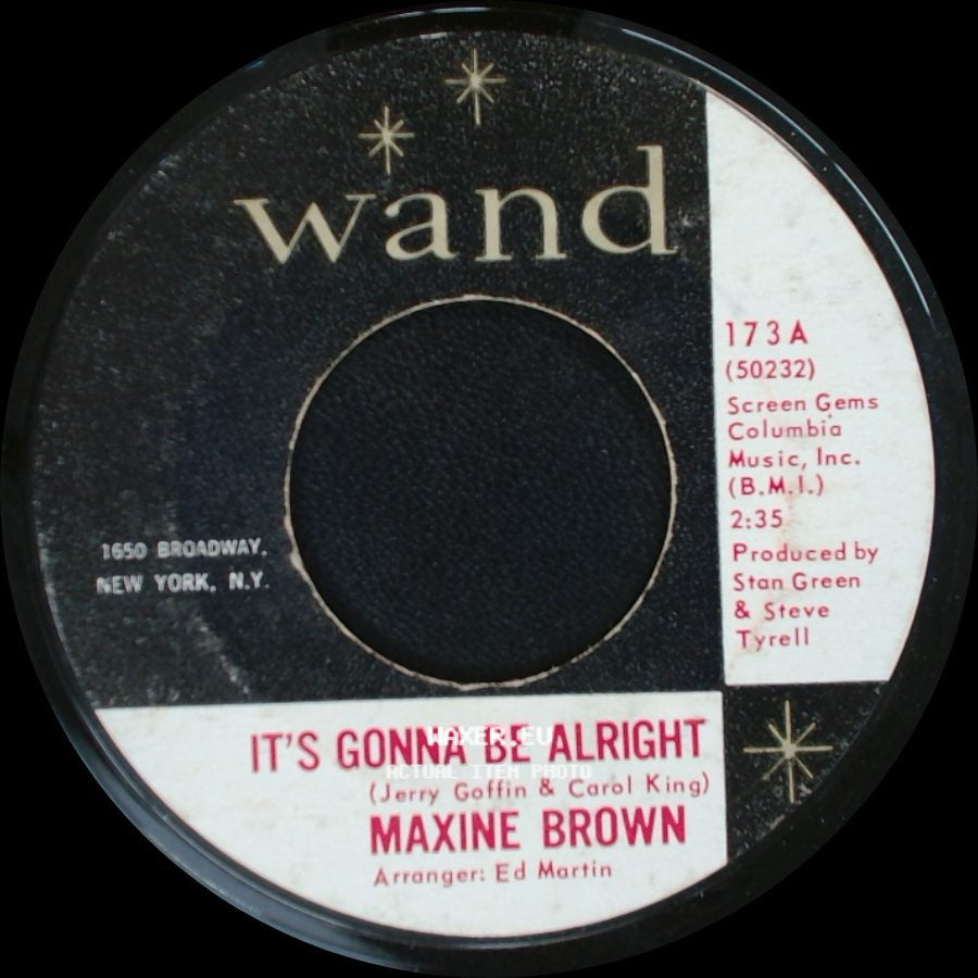 Maxine Brown - It's Gonna Be Alright / You Do Something To Me side A