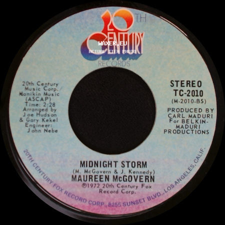 Maureen Mcgovern - The Morning After Song From The Poseidon Adventure / Midnight Storm side B
