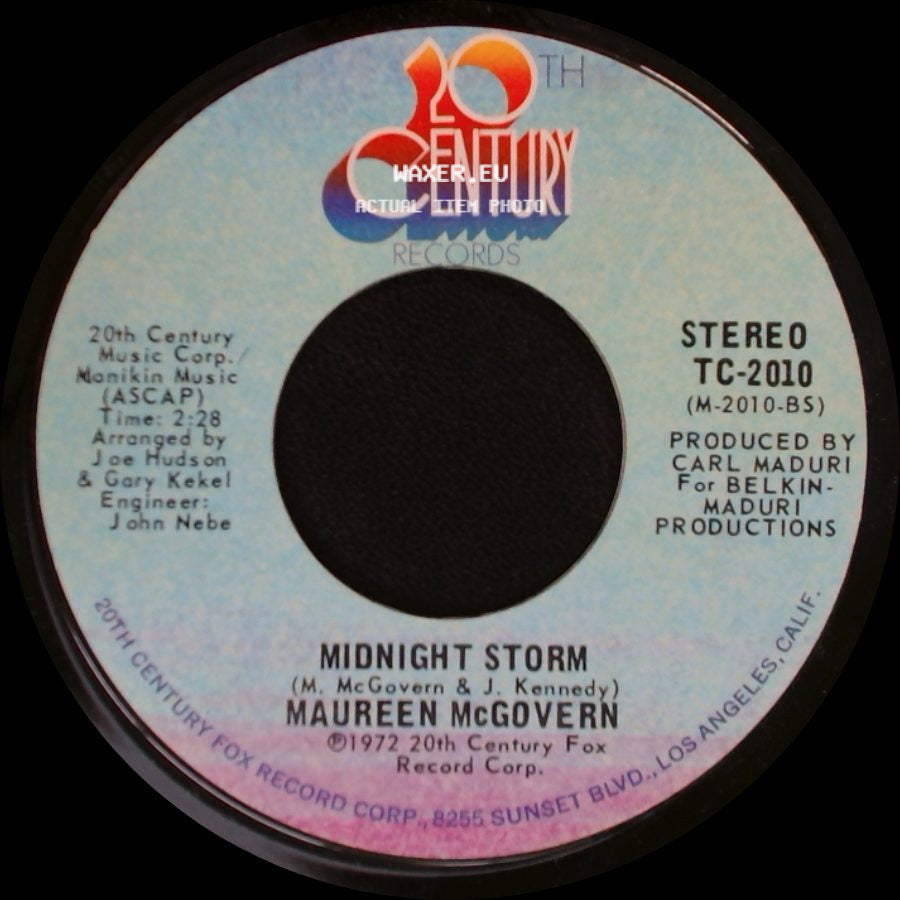 Maureen Mcgovern - The Morning After Song From The Poseidon Adventure / Midnight Storm side B