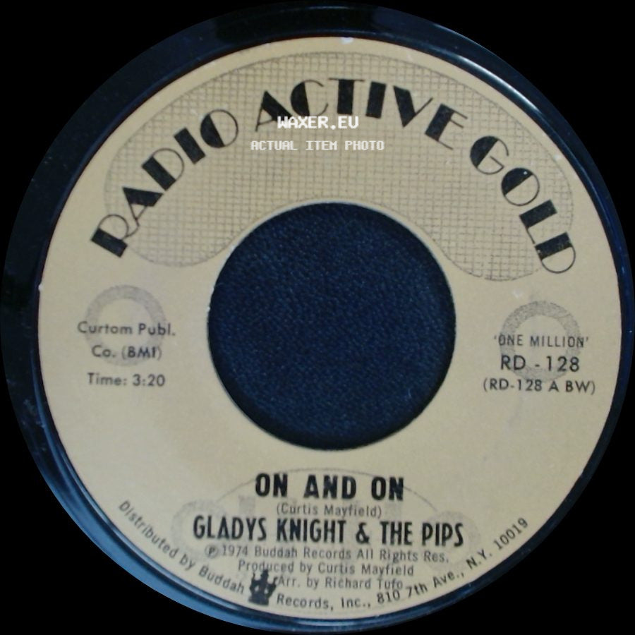 Gladys Knight & The Pips - I Feel A Song (In My Heart) / On And On side B