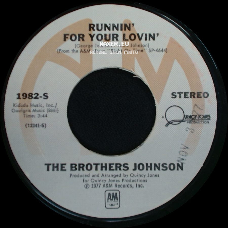The Brothers Johnson - Runnin' For Your Lovin' / Q side A