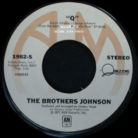 The Brothers Johnson - Runnin' For Your Lovin' / Q side B