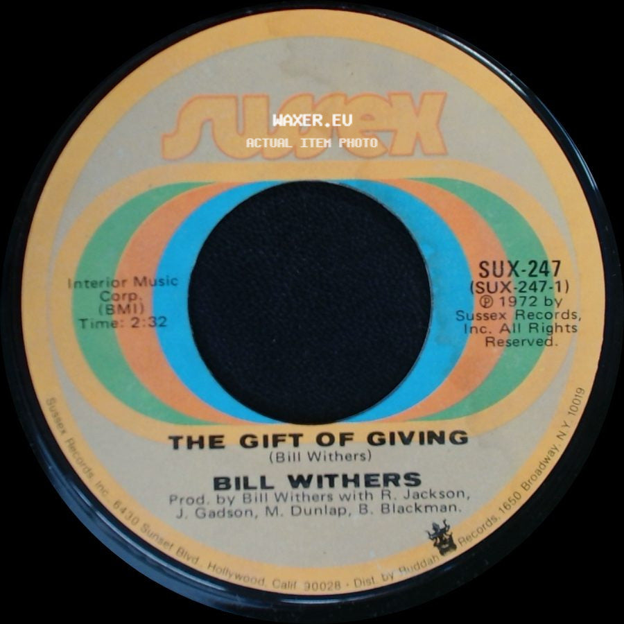 Bill Withers - The Gift Of Giving / Let Us Love side A