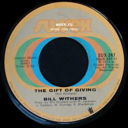 Bill Withers - The Gift Of Giving / Let Us Love side A