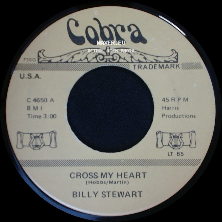 Billy Stewart / Big Jay Mcneely - Cross My Heart / There Is Something On Your Mind side A