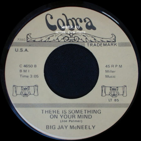 Billy Stewart / Big Jay Mcneely - Cross My Heart / There Is Something On Your Mind side B