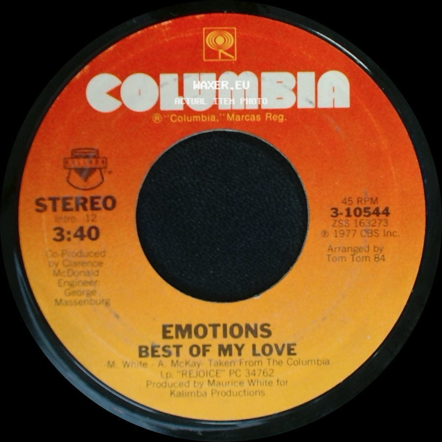 Emotions - A Feeling Is / Best Of My Love side B