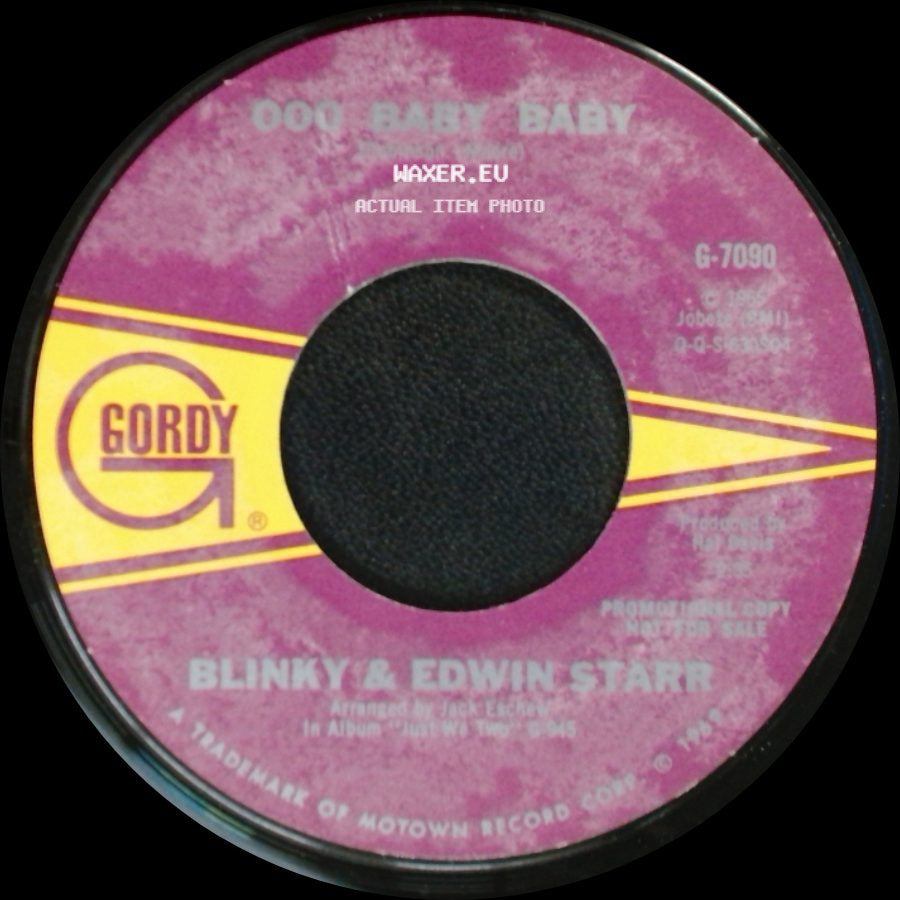 Blinky & Edwin Starr - Ooo Baby Baby / Oh How Happy side A