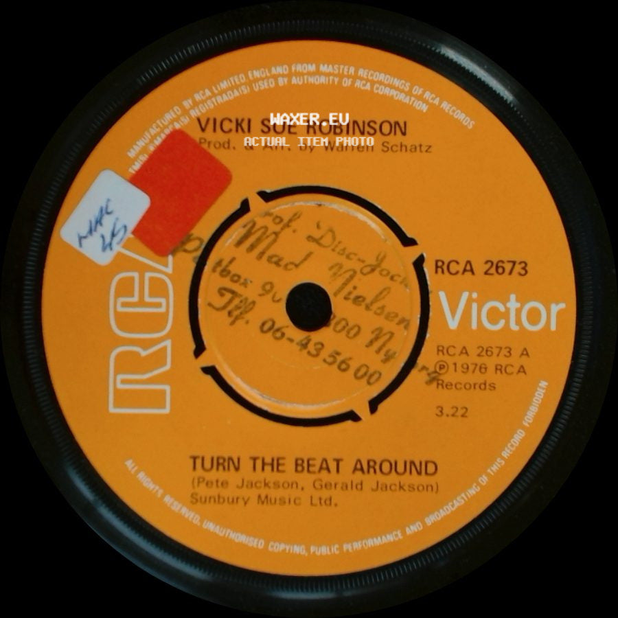 Vicki Sue Robinson - Turn The Beat Around / Common Thief side A