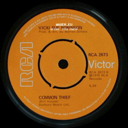 Vicki Sue Robinson - Turn The Beat Around / Common Thief side B