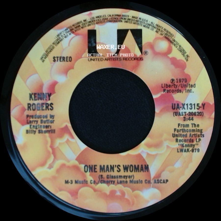 Kenny Rogers - You Decorated My Life / One Man's Woman side B
