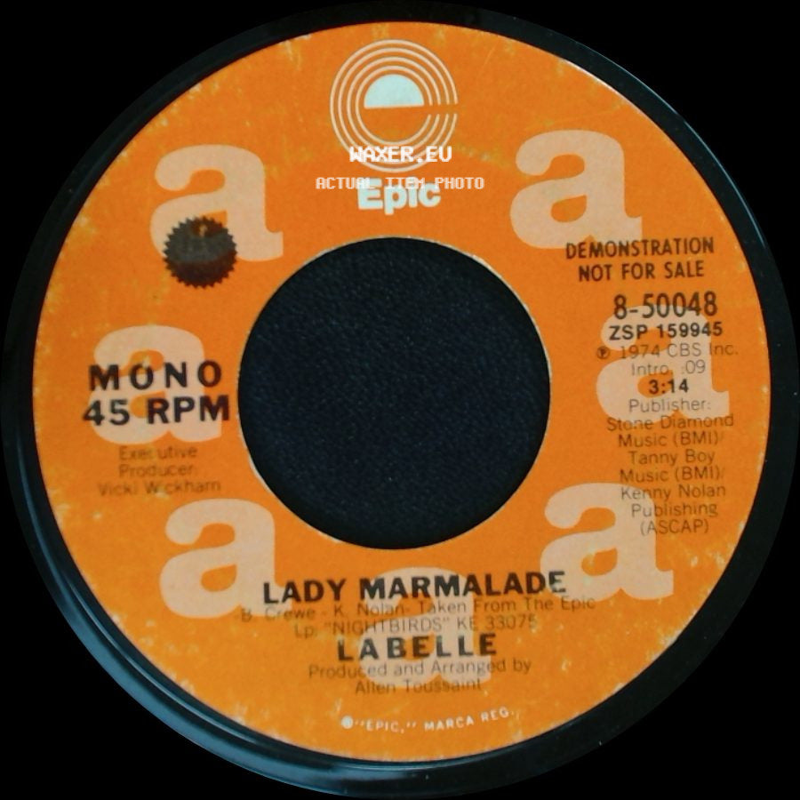 Labelle - Lady Marmalade / Lady Marmalade side A