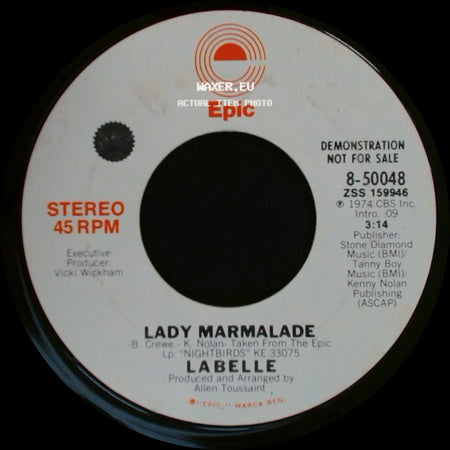 Labelle - Lady Marmalade / Lady Marmalade side B