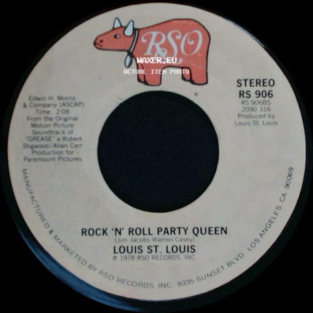 John Travolta, Olivia Newton-John & Cast / Louis St. Louis - Summer Nights / Rock 'n' Roll Party Queen side B