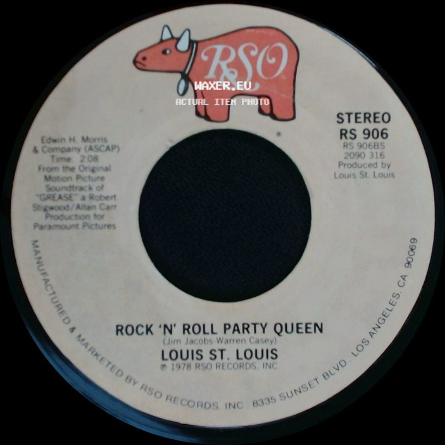 John Travolta, Olivia Newton-John & Cast / Louis St. Louis - Summer Nights / Rock 'n' Roll Party Queen side B