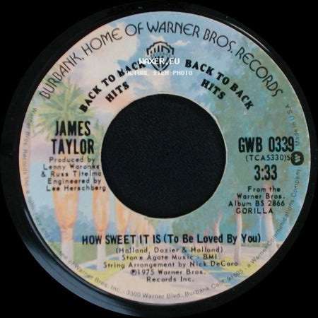 James Taylor - How Sweet It Is (To Be Loved By You) / Mexico side A