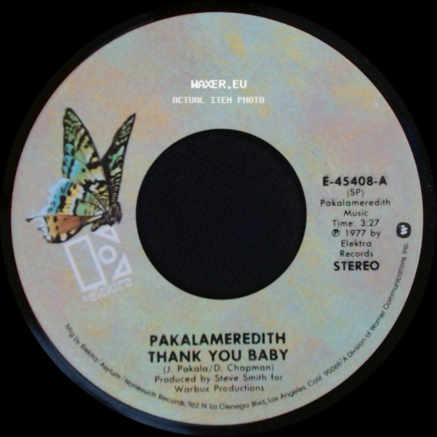 Pakalameredith - Better Days / Thank You Baby side B