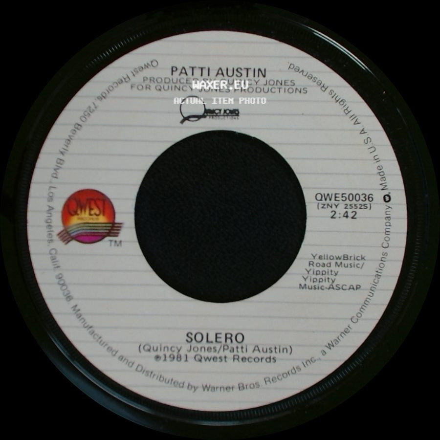 Patti Austin - Solero / Baby, Come To Me side A