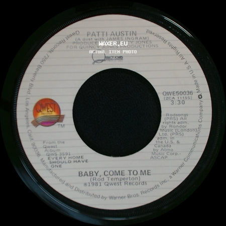 Patti Austin - Solero / Baby, Come To Me side B