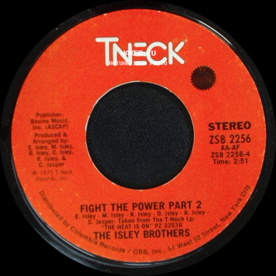 The Isley Brothers - Fight The Power Part 1 / Fight The Power Part 2 side B