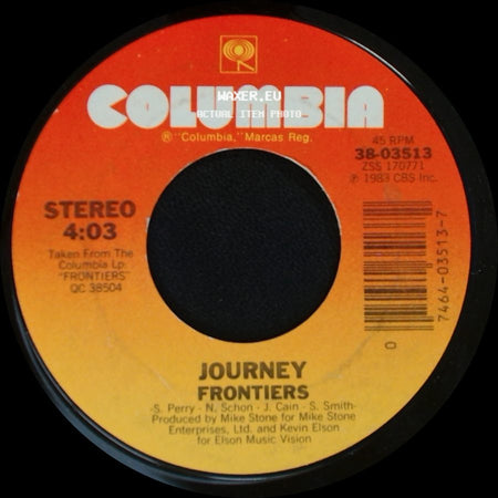 Journey - Frontiers / Separate Ways (Worlds Apart) side A