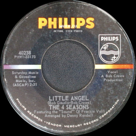 The 4 Seasons - Little Angel / Big Man In Town side A