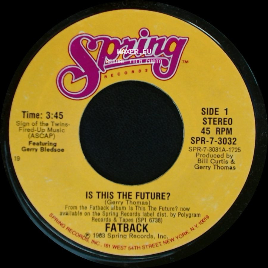 Fatback - Is This The Future? / Double Love Affair side A