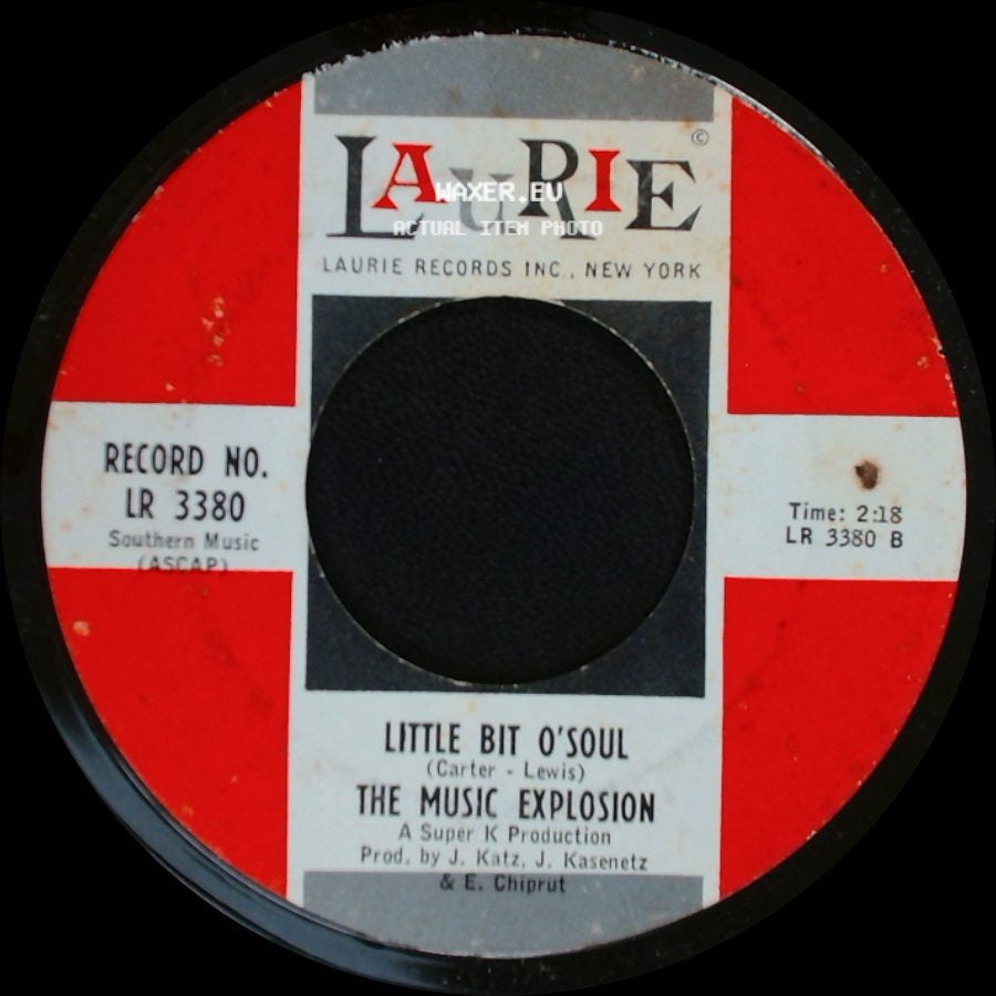 The Music Explosion - I See The Light / Little Bit O' Soul side B