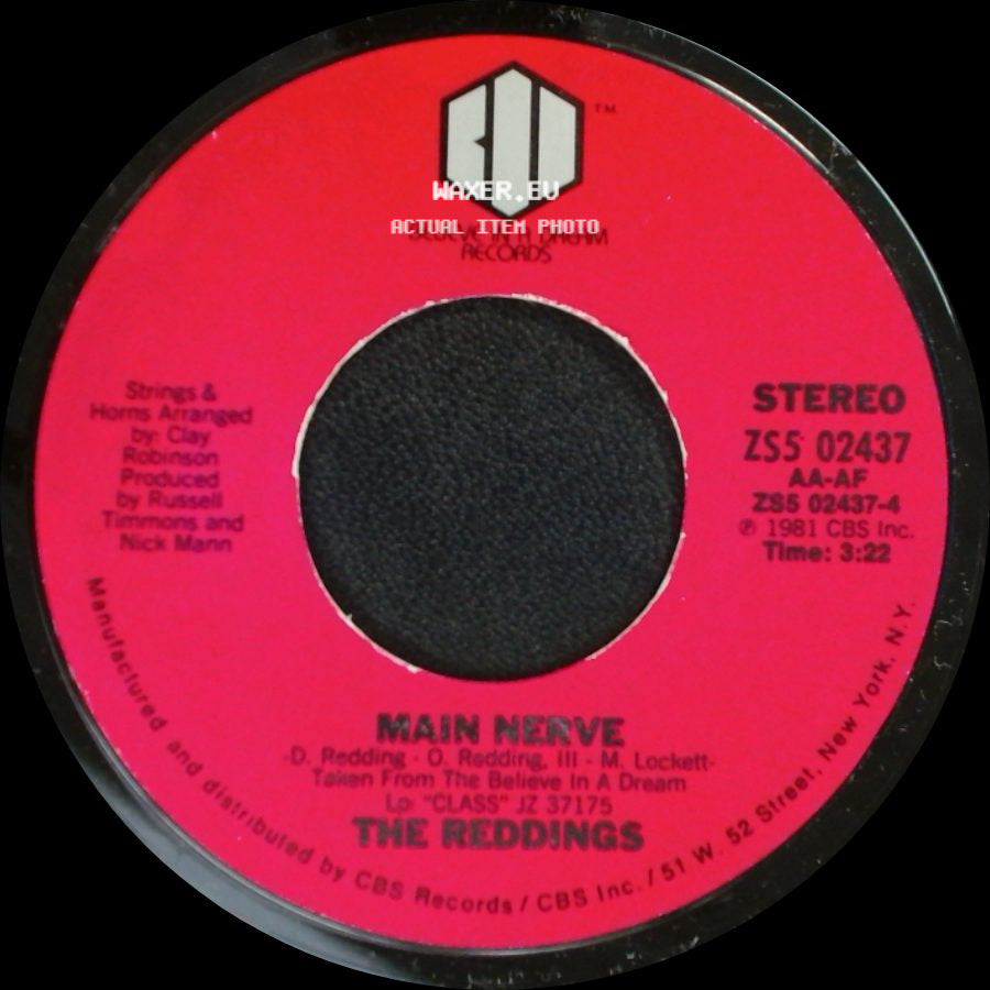 The Reddings - Class (Is What You Got) / Main Nerve side B