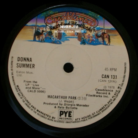 Donna Summer - Macarthur Park / Once Upon A Time side A
