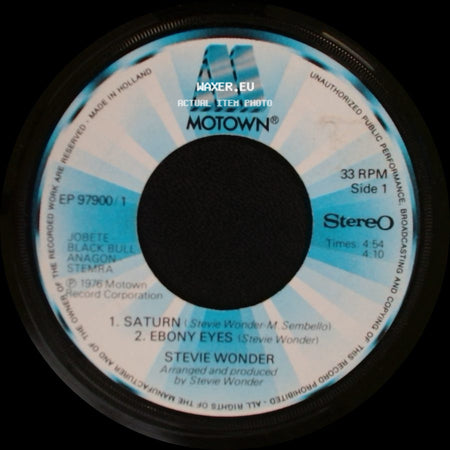 Stevie Wonder - Saturn / Ebony Eyes / All Day Sucker / Easy Goin' Evening (My Mama's Call) side A