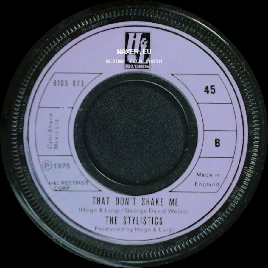 The Stylistics - That Don't Shake Me / $7000 And You side A