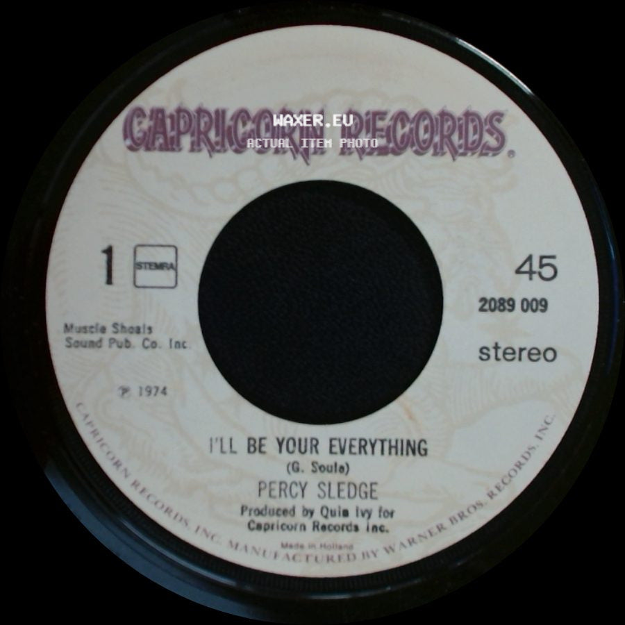 Percy Sledge - Walkin' In The Sun / I'll Be Your Everything side B