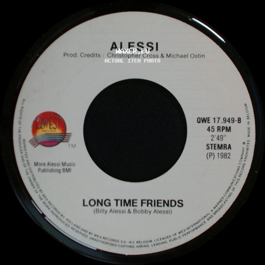 Alessi - Long Time Friends / Put Away Your Love side A