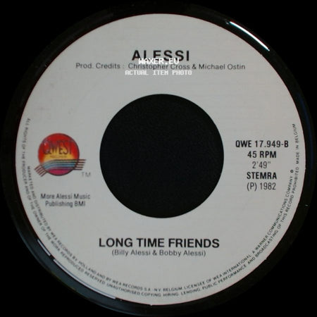 Alessi - Long Time Friends / Put Away Your Love side A