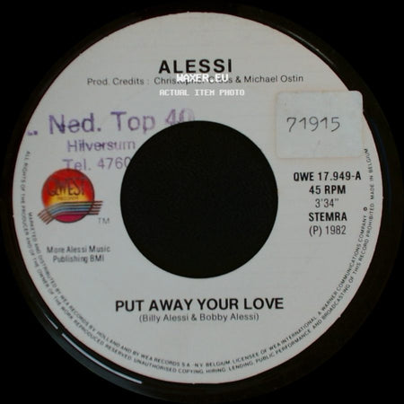 Alessi - Long Time Friends / Put Away Your Love side B
