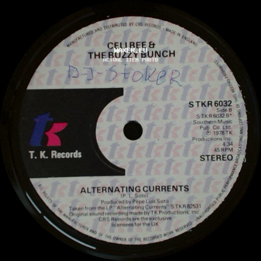 Celi Bee & The Buzzy Bunch - Hold Your Horses, Babe / Alternating Currents side B