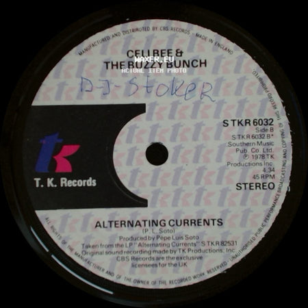 Celi Bee & The Buzzy Bunch - Hold Your Horses, Babe / Alternating Currents side B