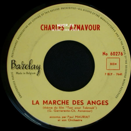 Charles Aznavour - La Marche Des Anges / Il Faut Savoir side A