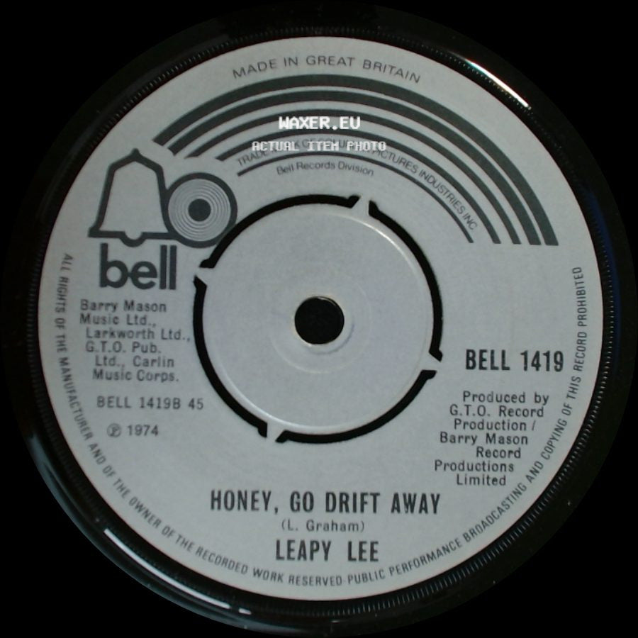 Leapy Lee - Every Road Leads Back To You / Honey, Go Drift Away side B