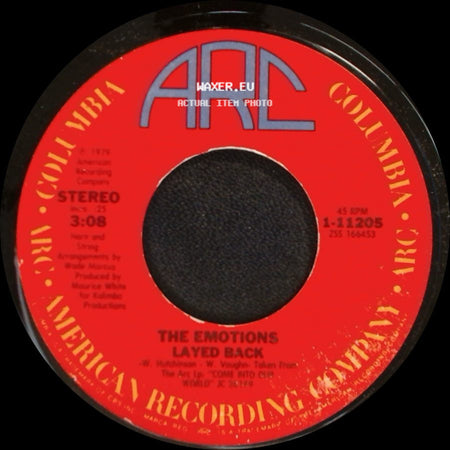 The Emotions - Where Is Your Love / Layed Back side B