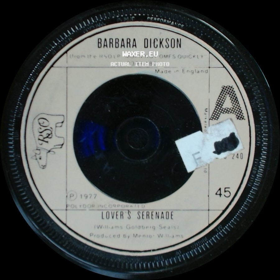 Barbara Dickson - High Tide / Lover's Serenade side B