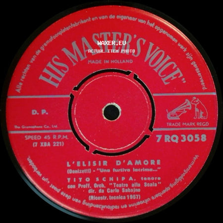 Tito Schipa - L'elisir D'amore / Werther side A