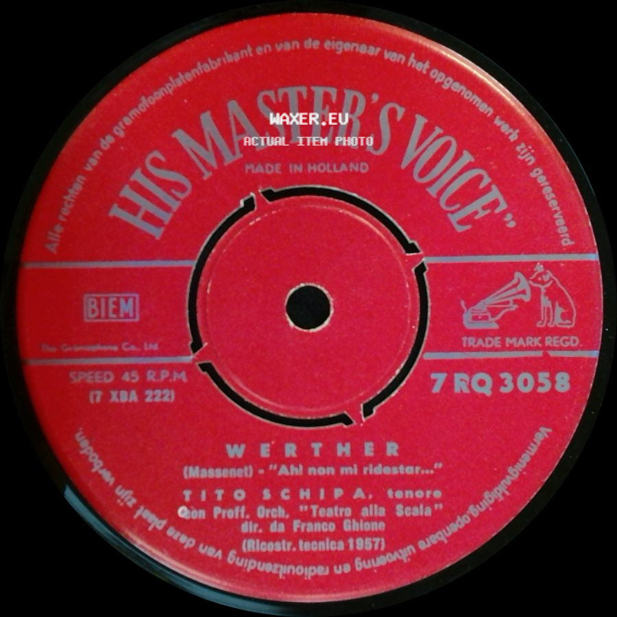 Tito Schipa - L'elisir D'amore / Werther side B