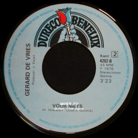 Gerard De Vries - Voor Niets / Teddybeer side A