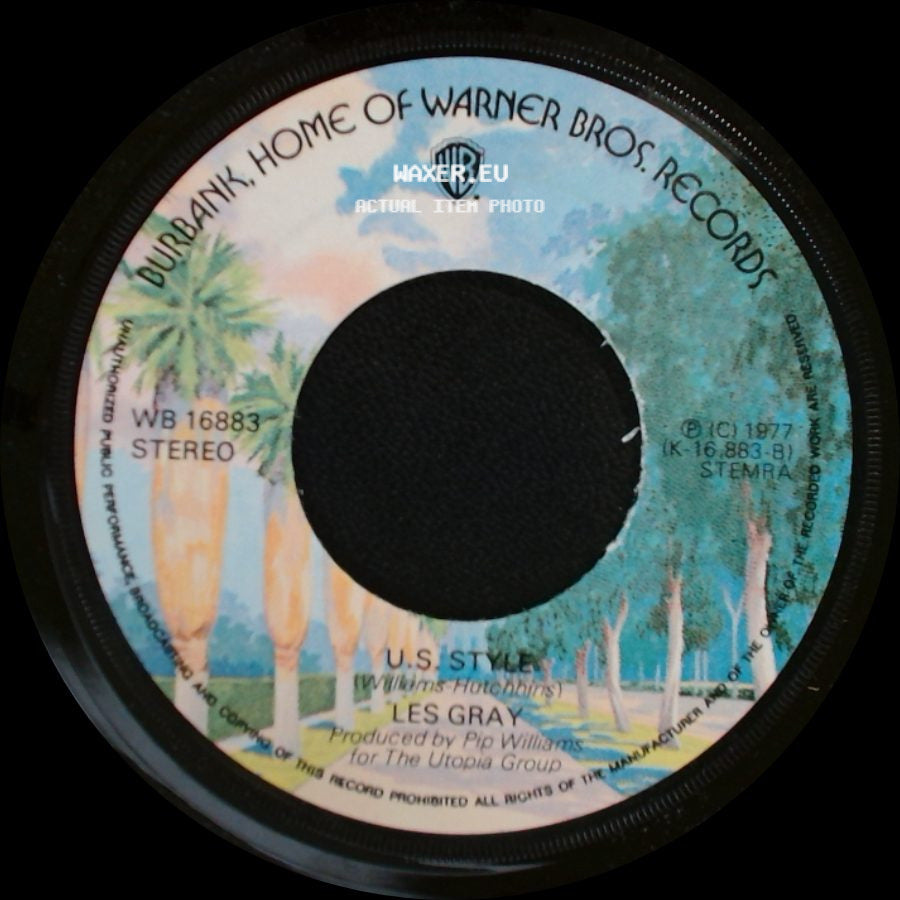 Les Gray - A Groovy Kind Of Love / U.S. Style side B