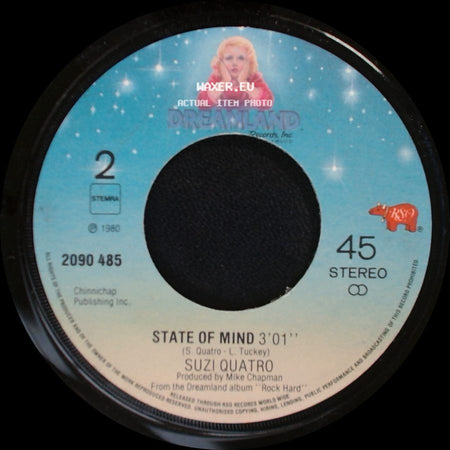 Suzi Quatro - Rock Hard / State Of Mind side B