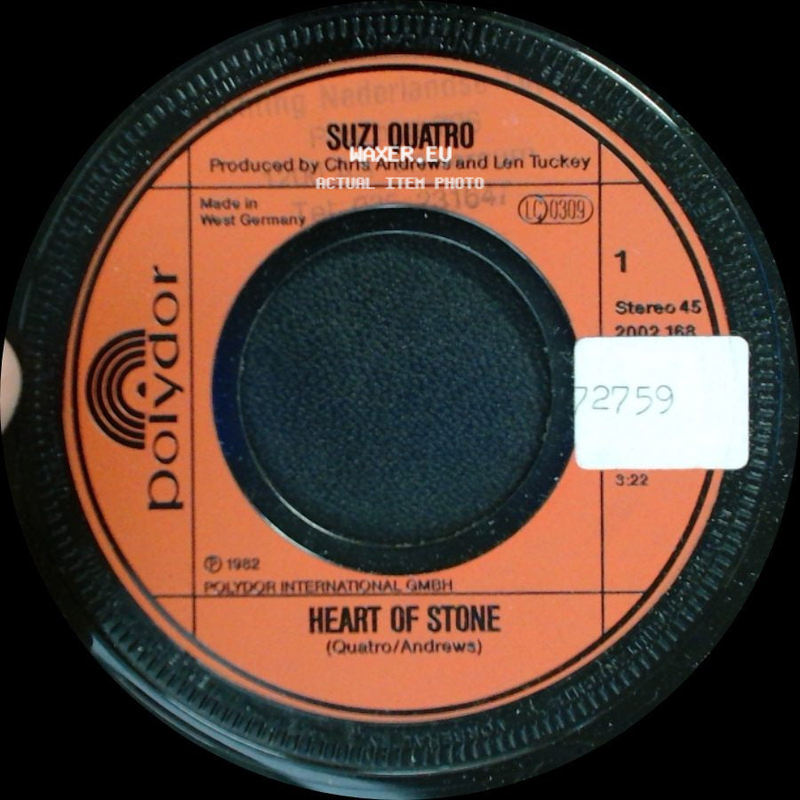 Suzi Quatro - Heart Of Stone / Remote Control side A
