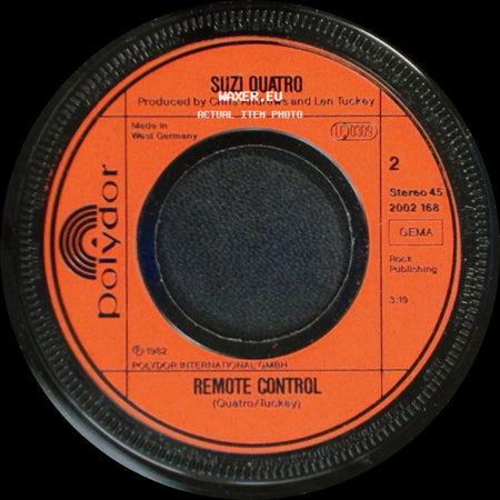 Suzi Quatro - Heart Of Stone / Remote Control side B